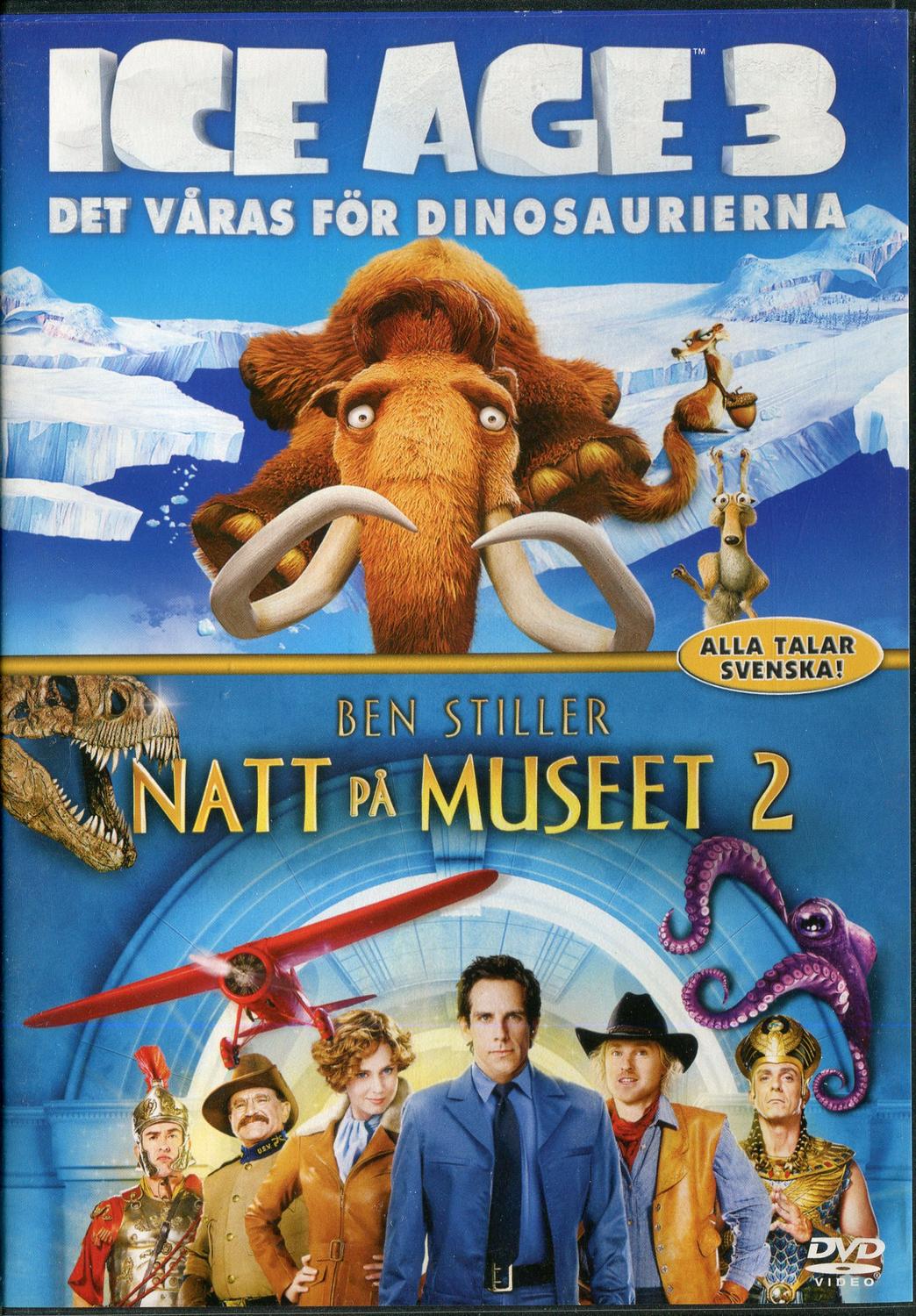 Ice Age 3 2009 & Night at the Musem 2 (2009) DVD