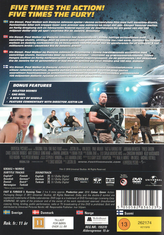 Fast & Furious 5 (2011) DVD