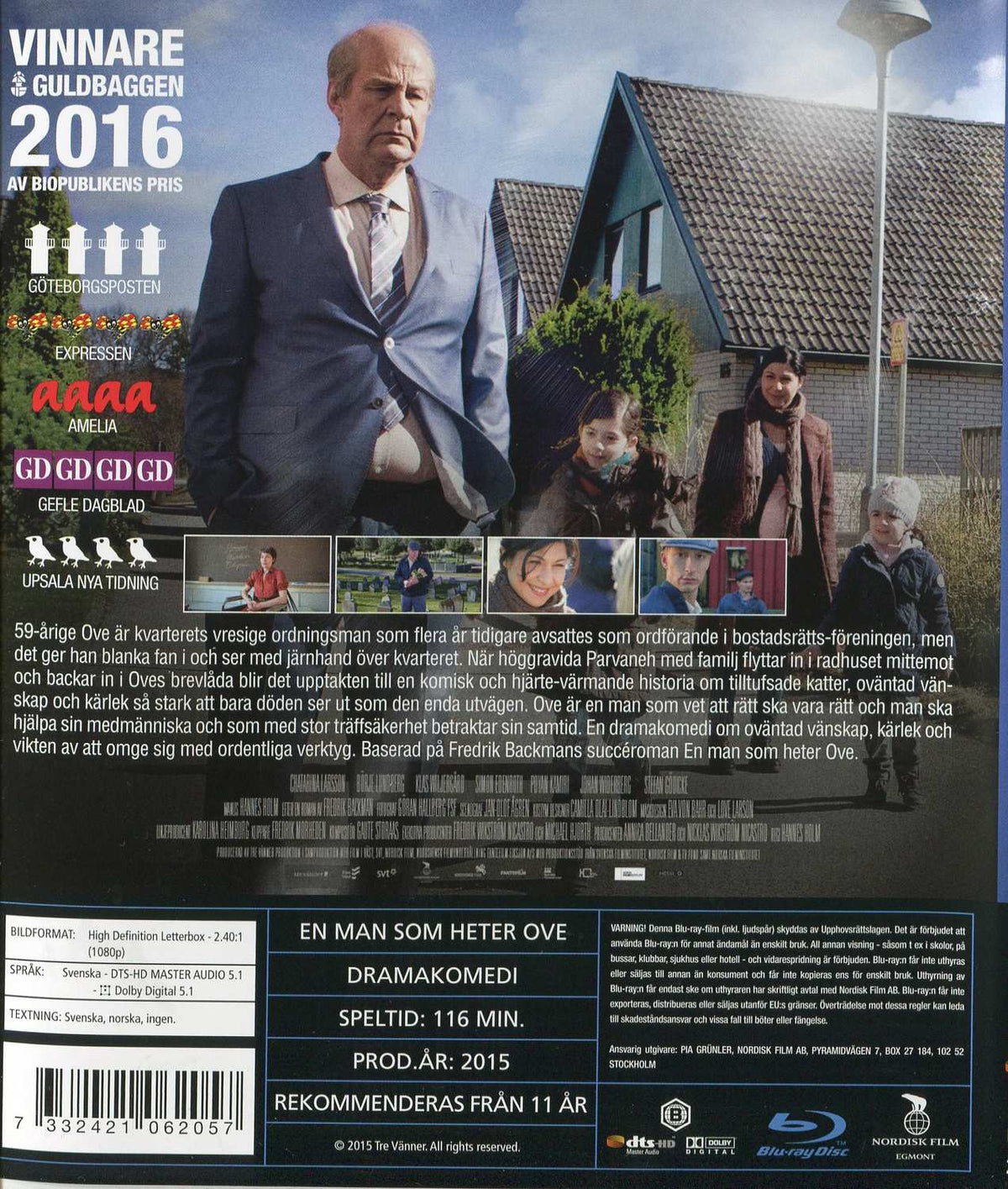 En Man Som Heter Ove (2015) Blu-ray