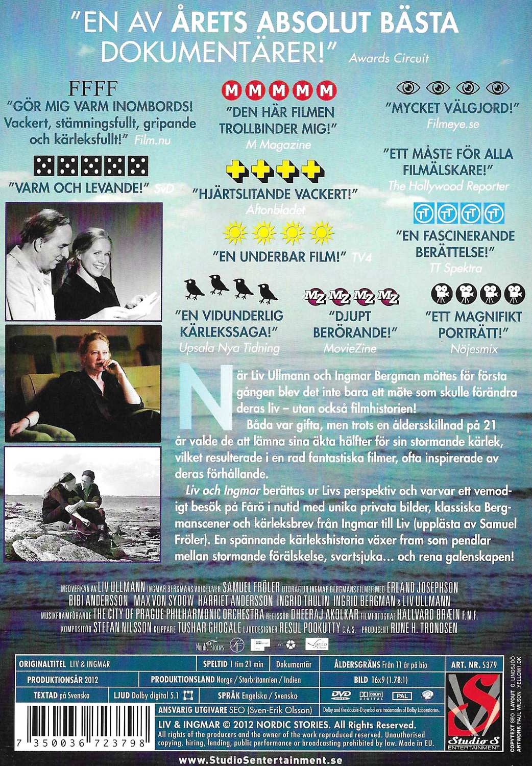 Liv & Ingmar (2012) DVD