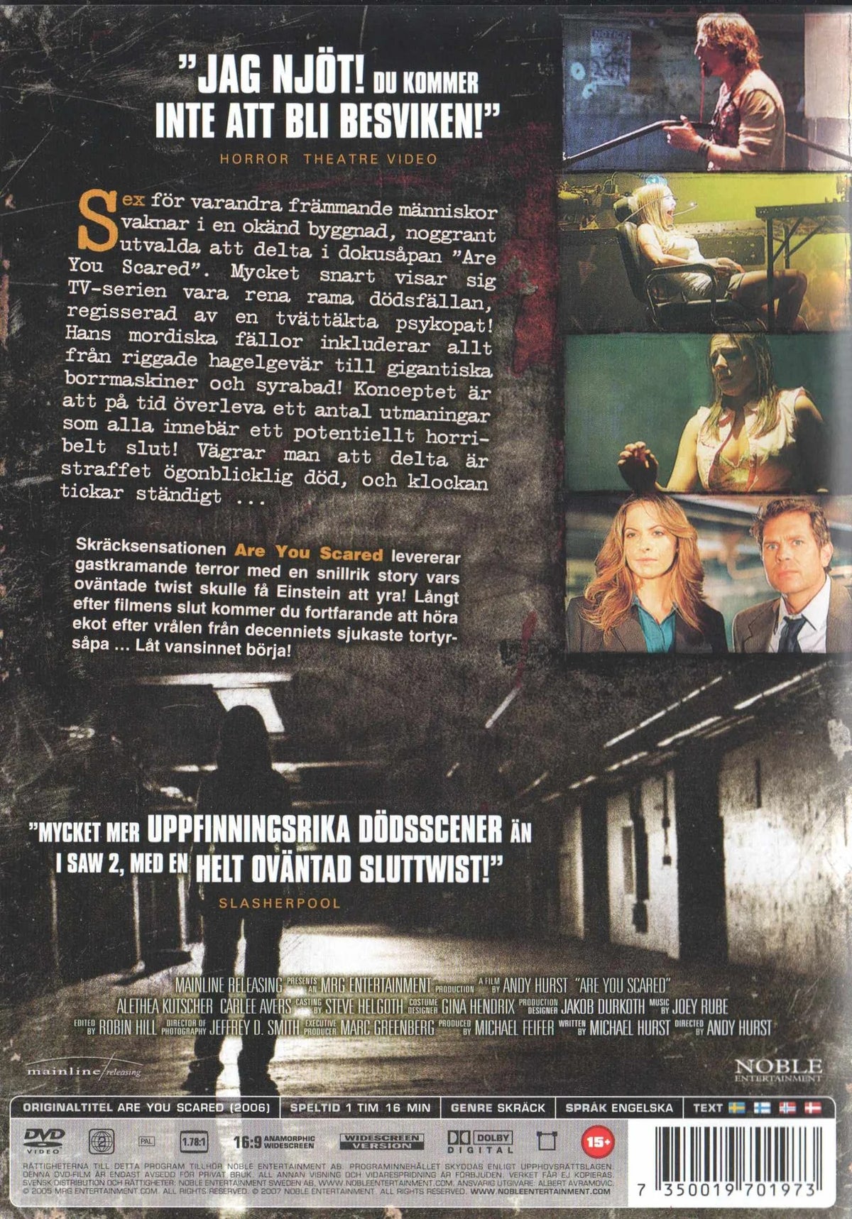 Are You Scared (2006) DVD
