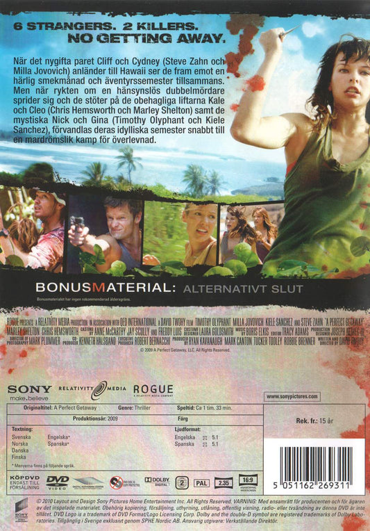 A Perfect Getaway (2010) DVD