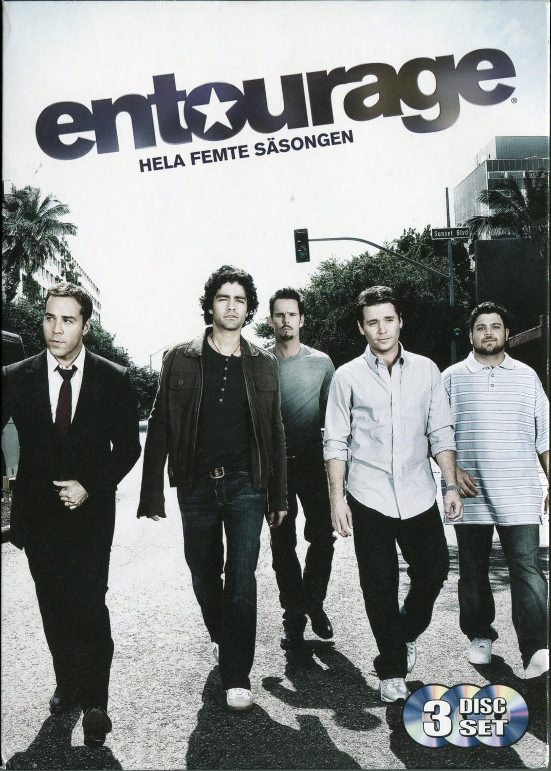 Entourage The Complete 5th Season (2009) DVD, Swedish Edition