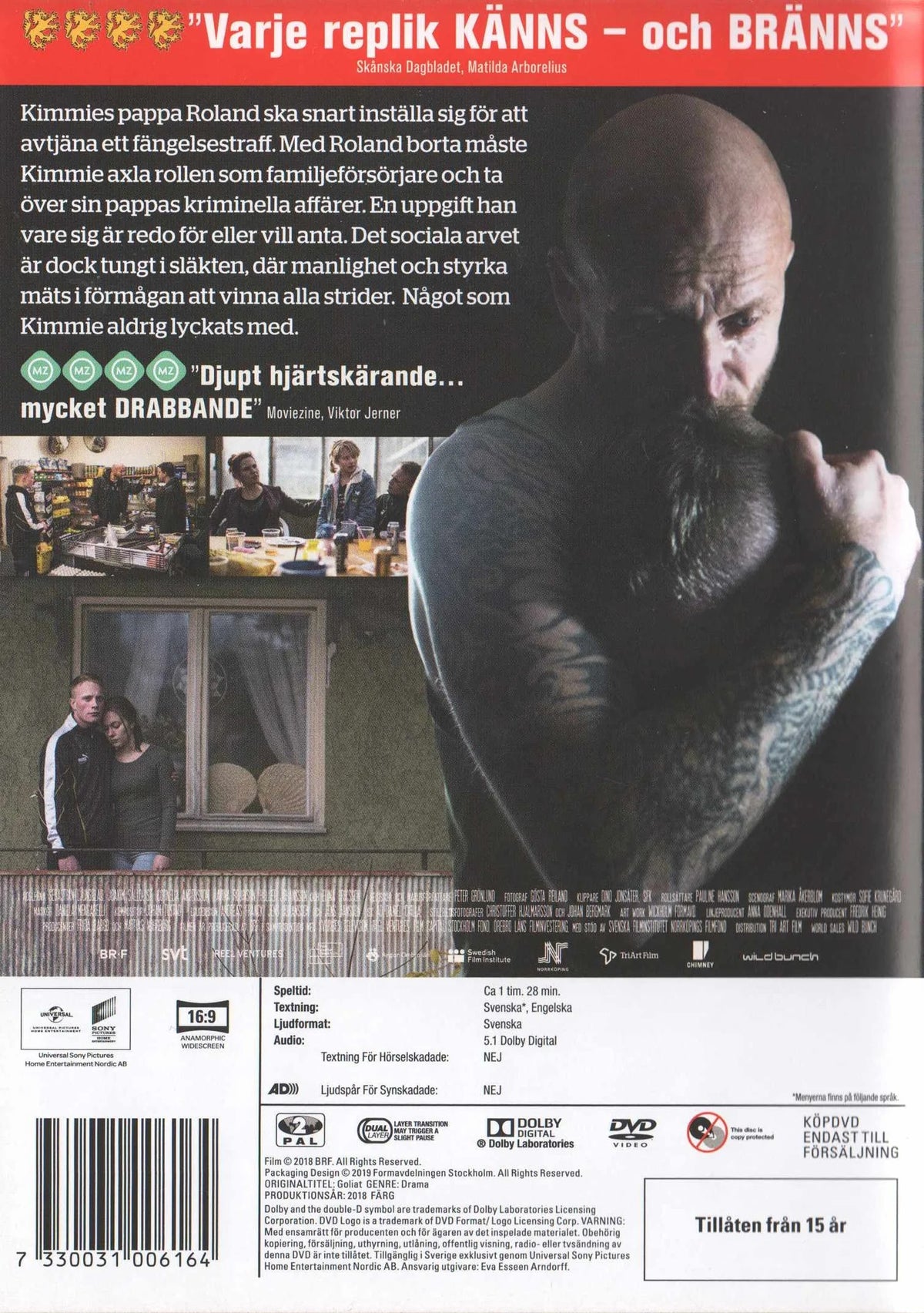 Goliat (2018) DVD