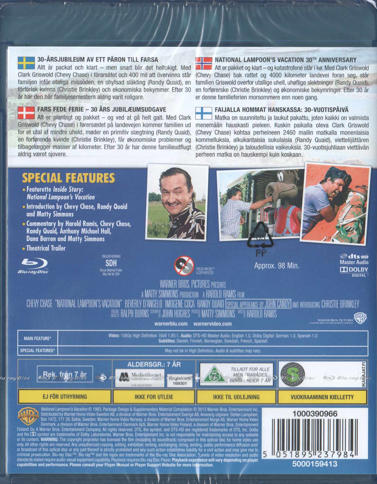 National Lampoon's Vacation (1983) Blu-ray, 30th Anniversary Edition
