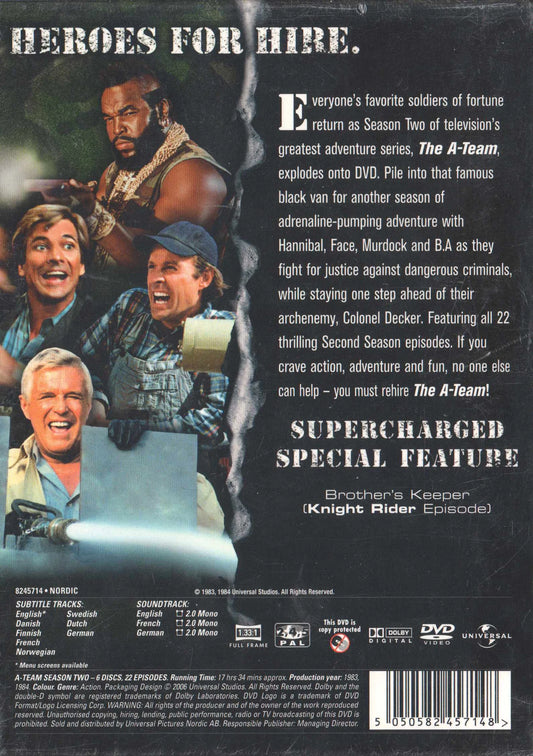 The A-Team Season 2 (1984) DVD