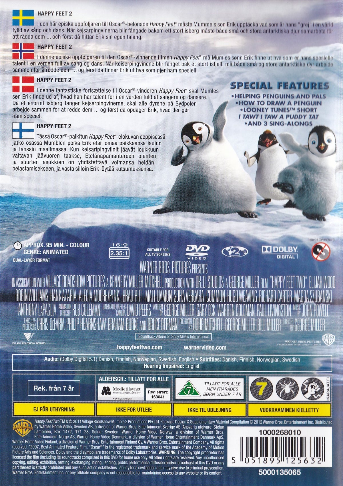 Happy Feet 2 (2011) DVD