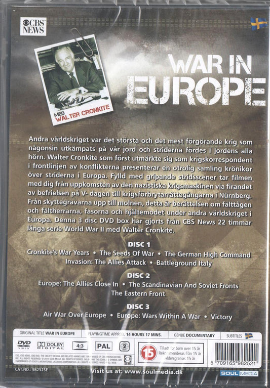 War in Europe (2011) DVD