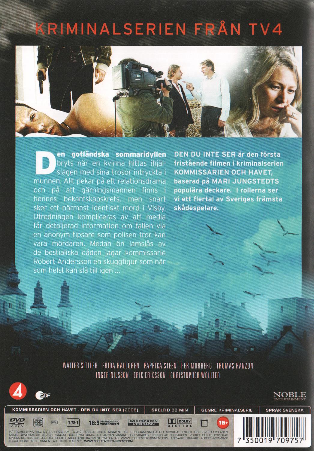 Kommissarien Och Havet Den Du Inte Ser (2009) DVD