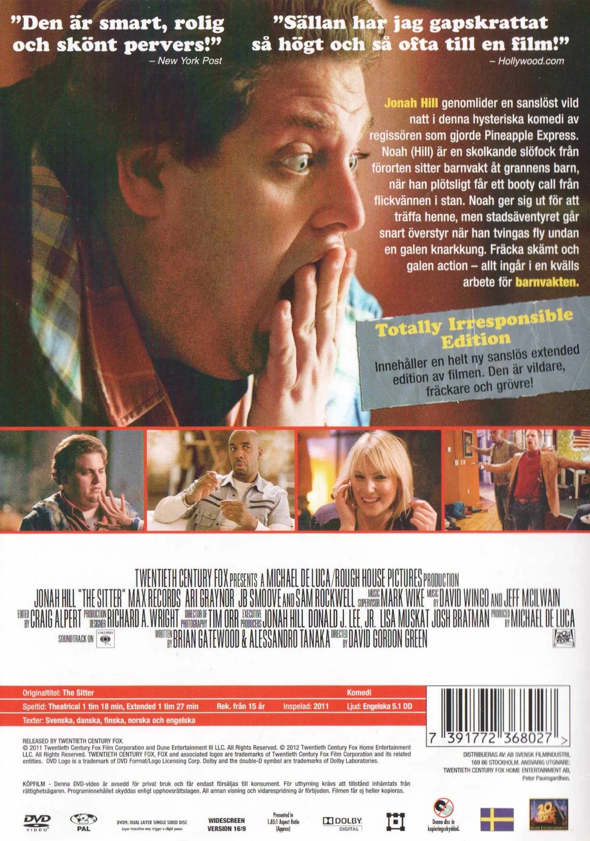 The Sitter (2011) DVD