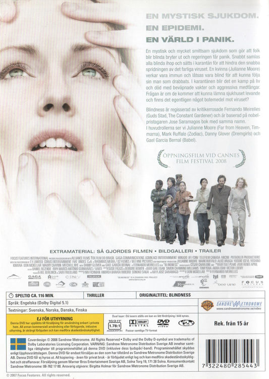 Blindness (2008) DVD