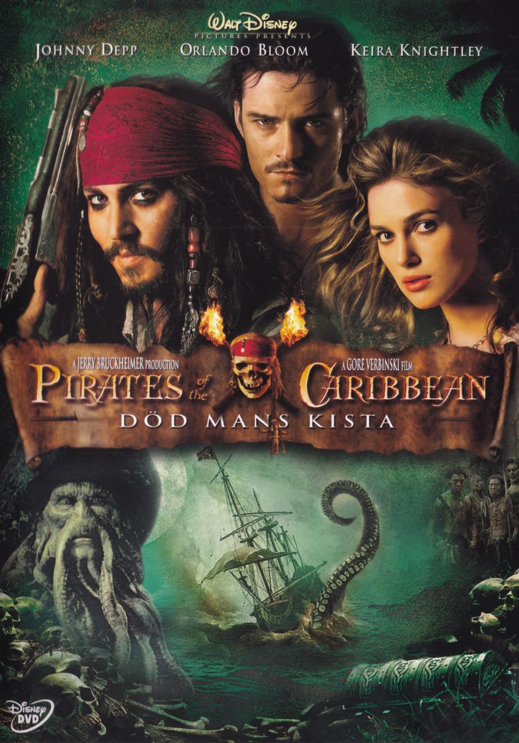 Pirates of the Caribbean Dead Man's Chest (2006) DVD