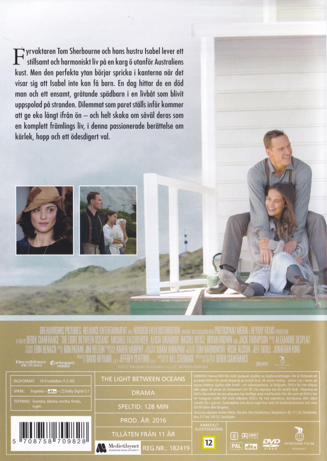 The Light Between Oceans (2016) DVD