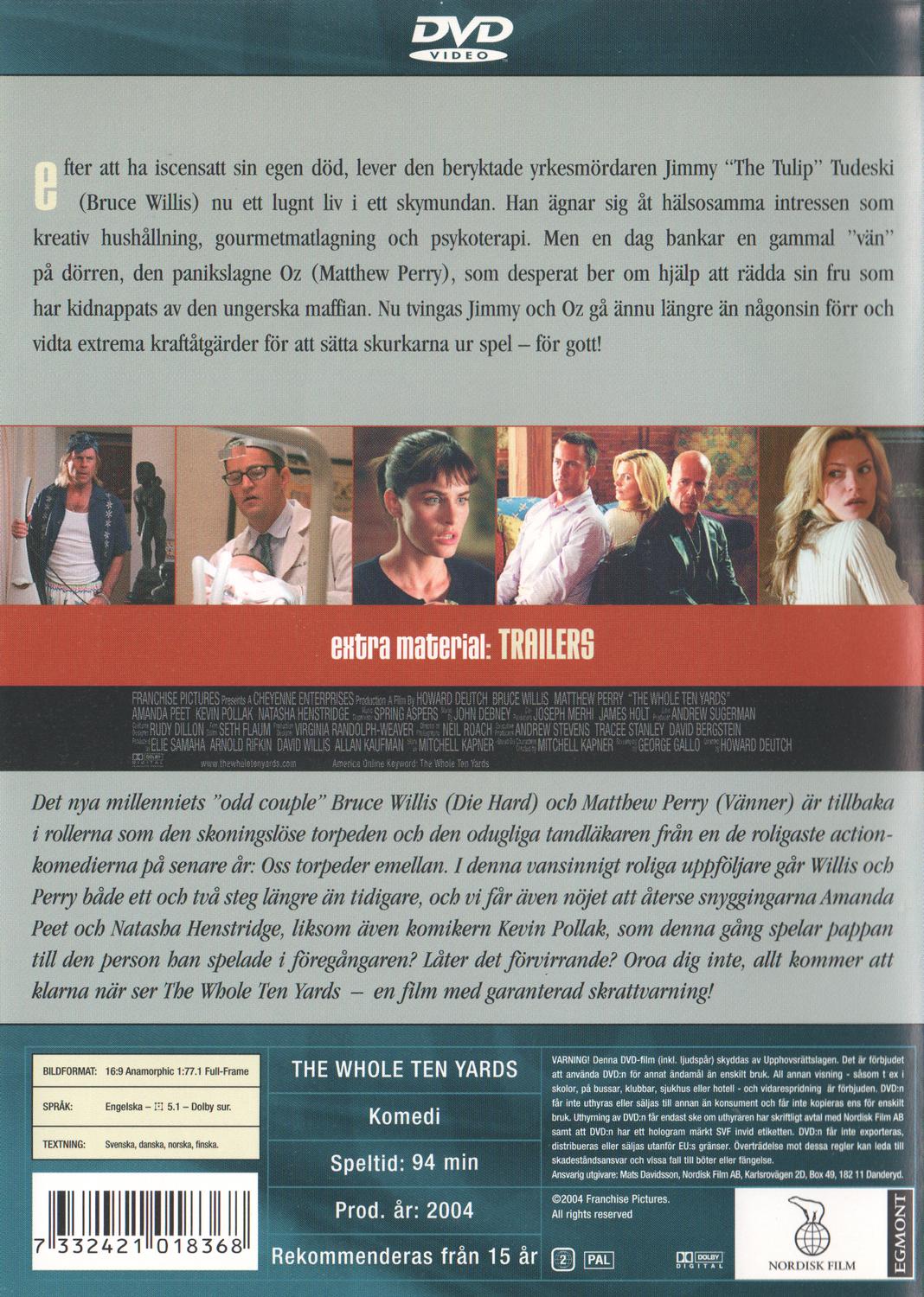 The Whole Ten Yards (2004) DVD
