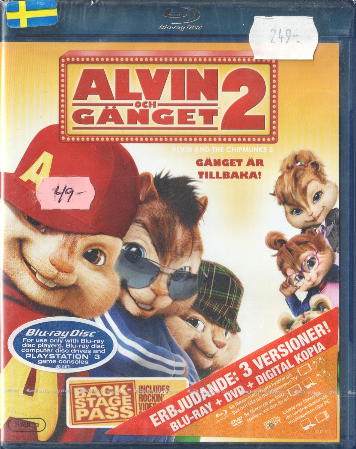Alvin and the Chipmunks 2 (2009) Blu-ray