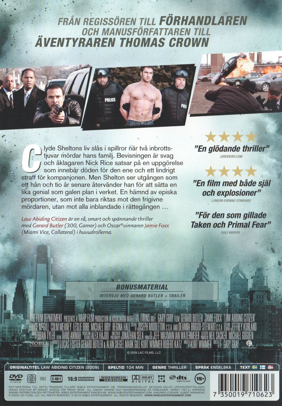 Law Abiding Citizen (2010) DVD