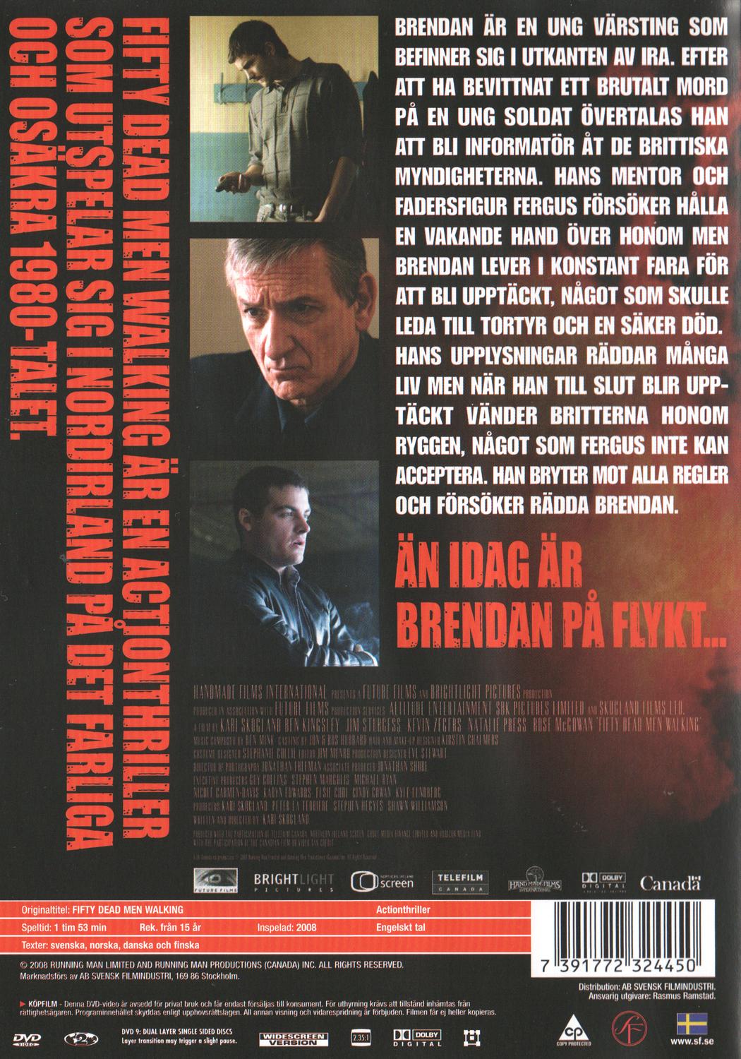 Fifty Dead Men Walking (2008) DVD