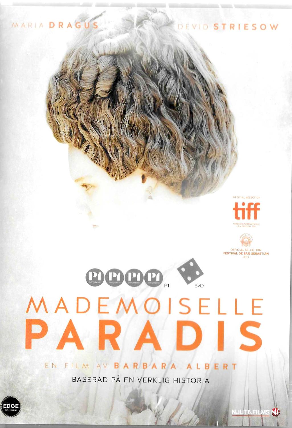 Mademoiselle Paradis (2017) DVD