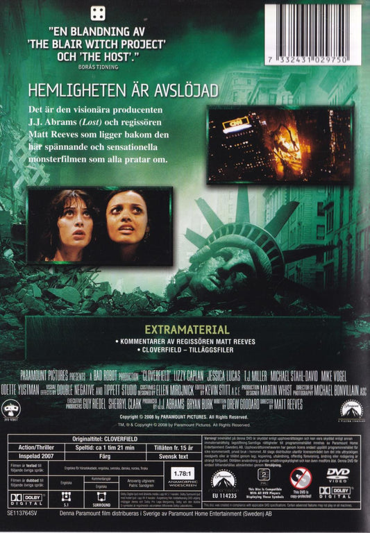 Cloverfield (2008) DVD