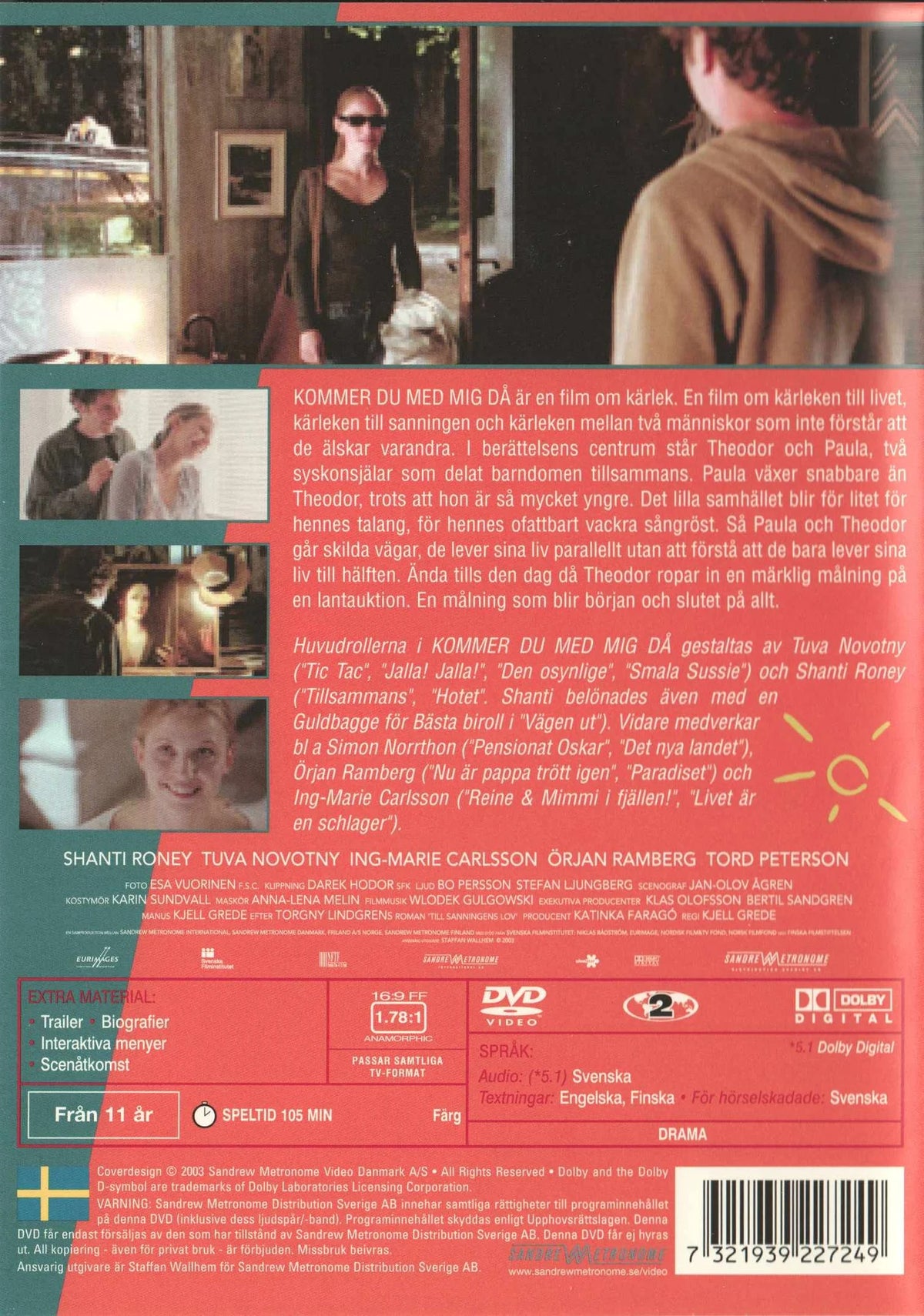 Kommer Du Med Mig Då (2003) DVD