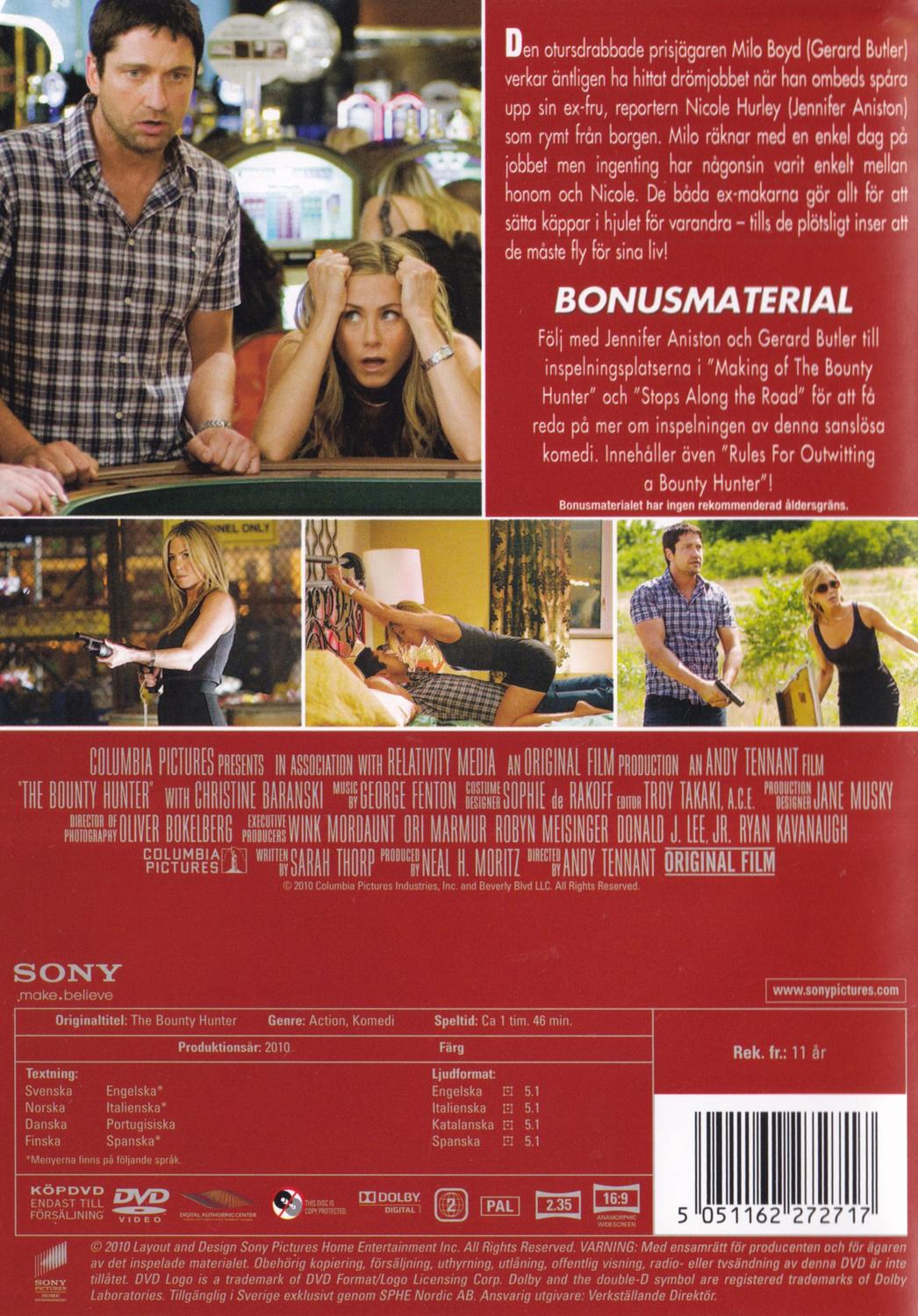 The Bounty Hunter (2010) DVD