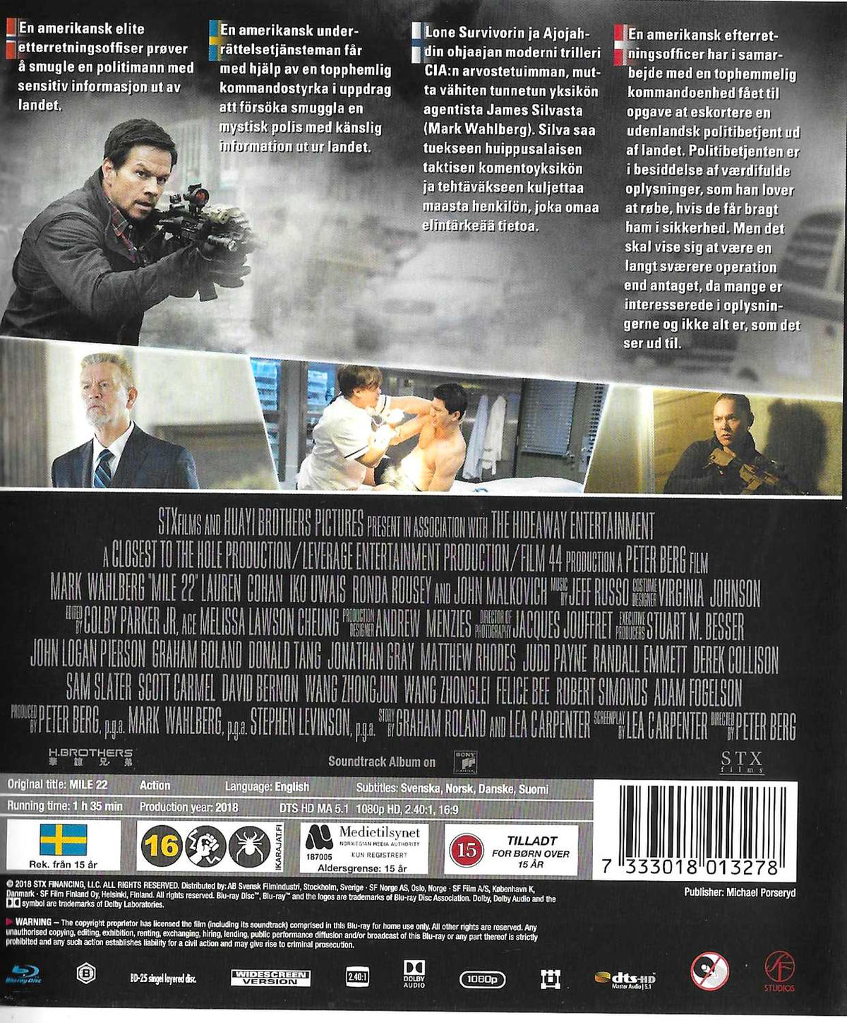 Mile 22 (2018) Blu-ray