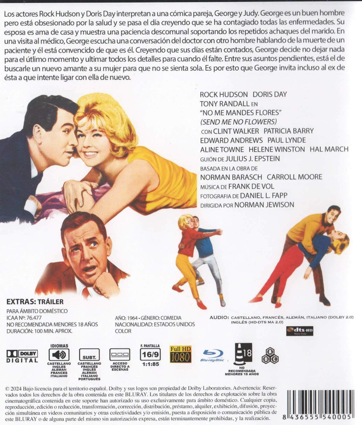 Send Me No Flowers (1964) Blu-ray