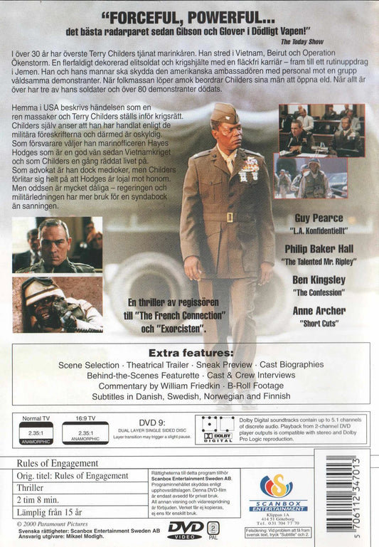 Rules of Engagement (2000) DVD