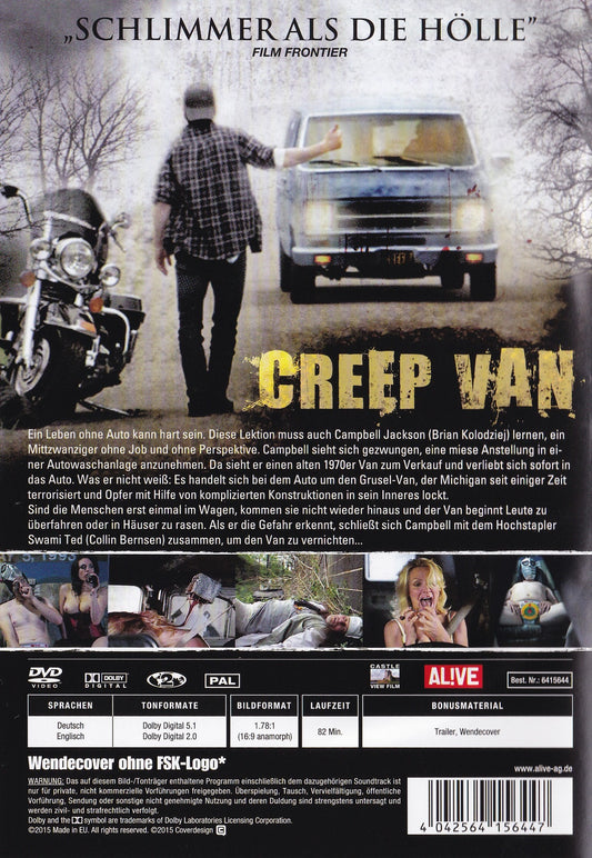 Creep Van (2012) DVD