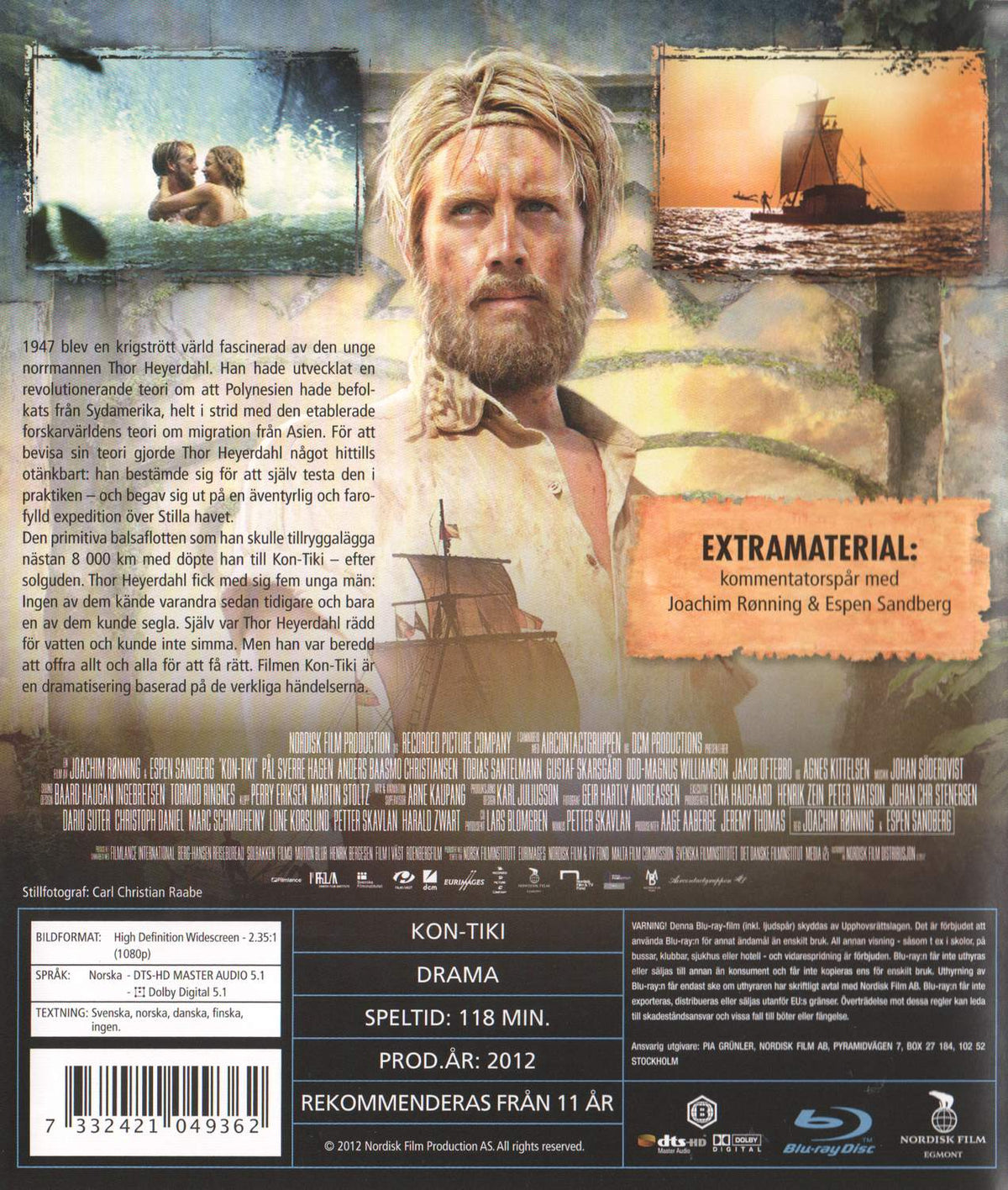 Kon Tiki (2012) Blu-ray