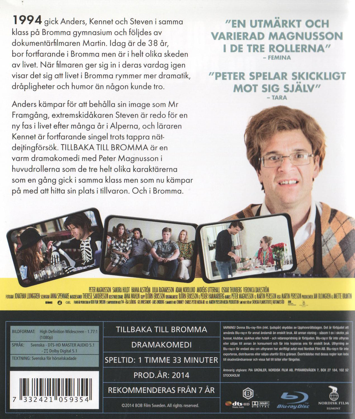 Tillbaka Till Bromma (2014) Blu-ray