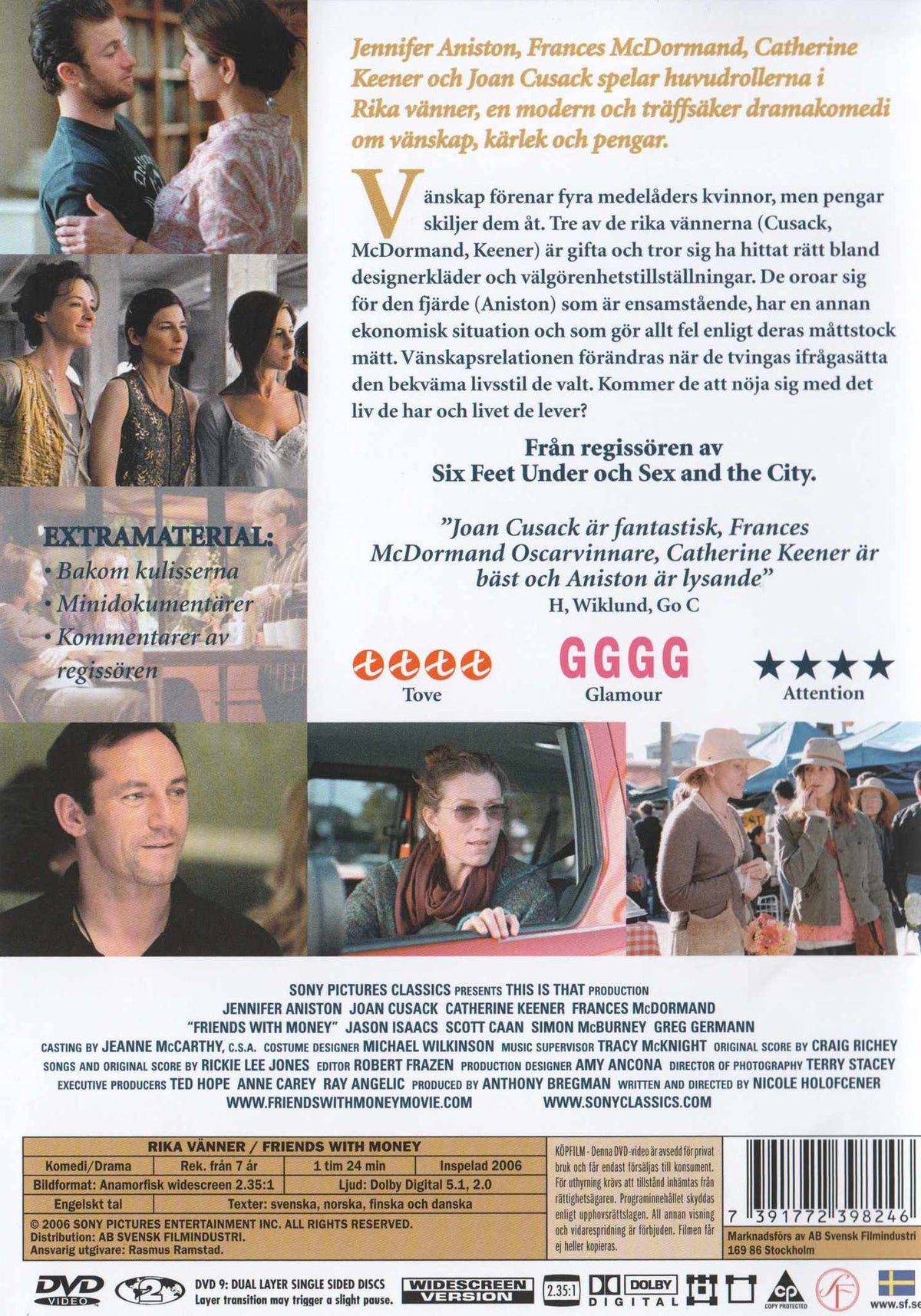 Friends with Money / Rika Vänner (2006) DVD