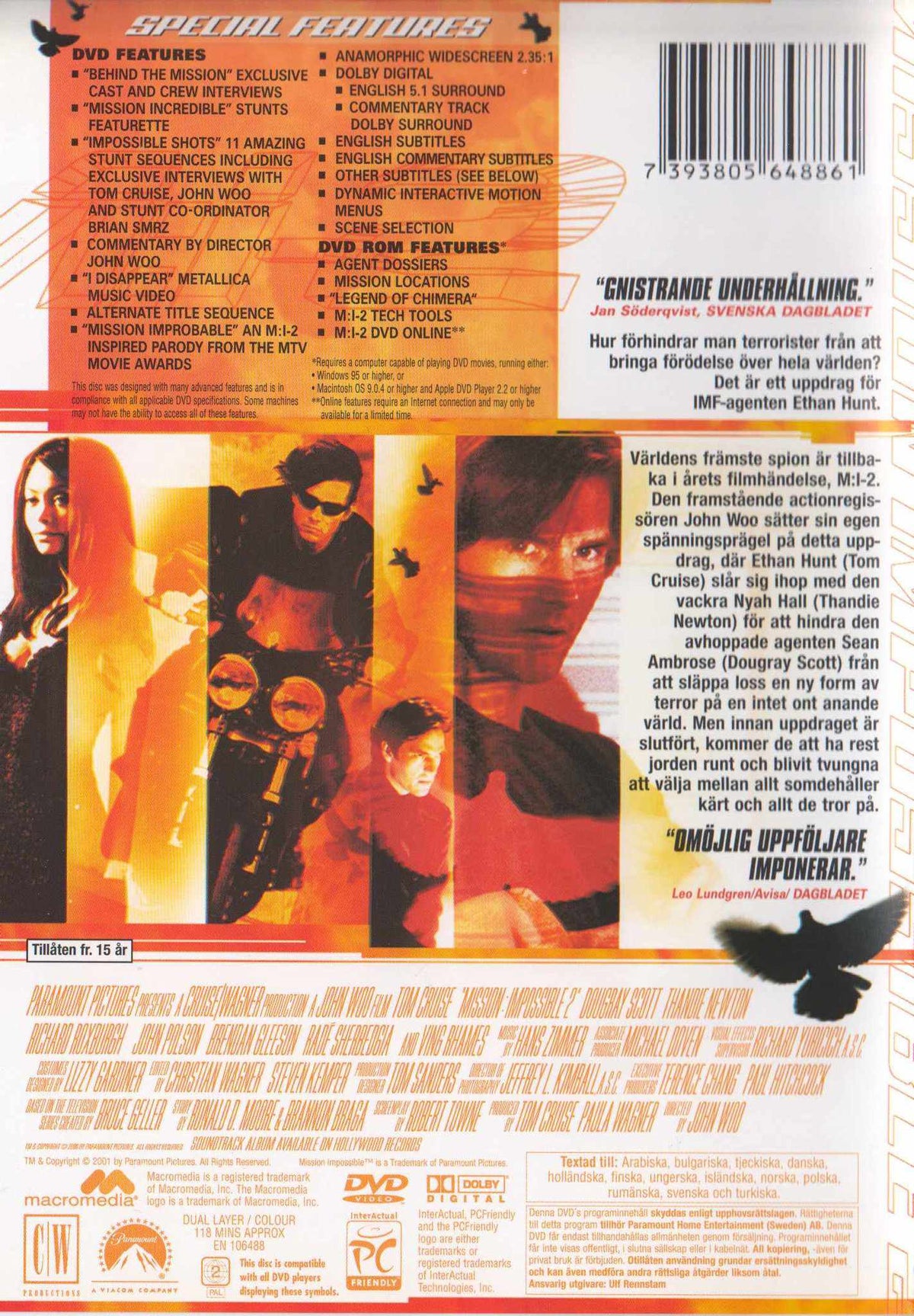 Mission Impossible 2 (2004) DVD