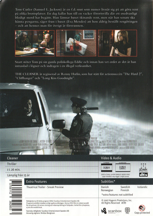 Cleaner (2007) DVD