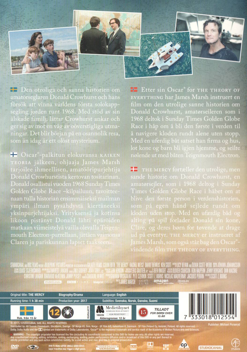 The Mercy (2017) DVD