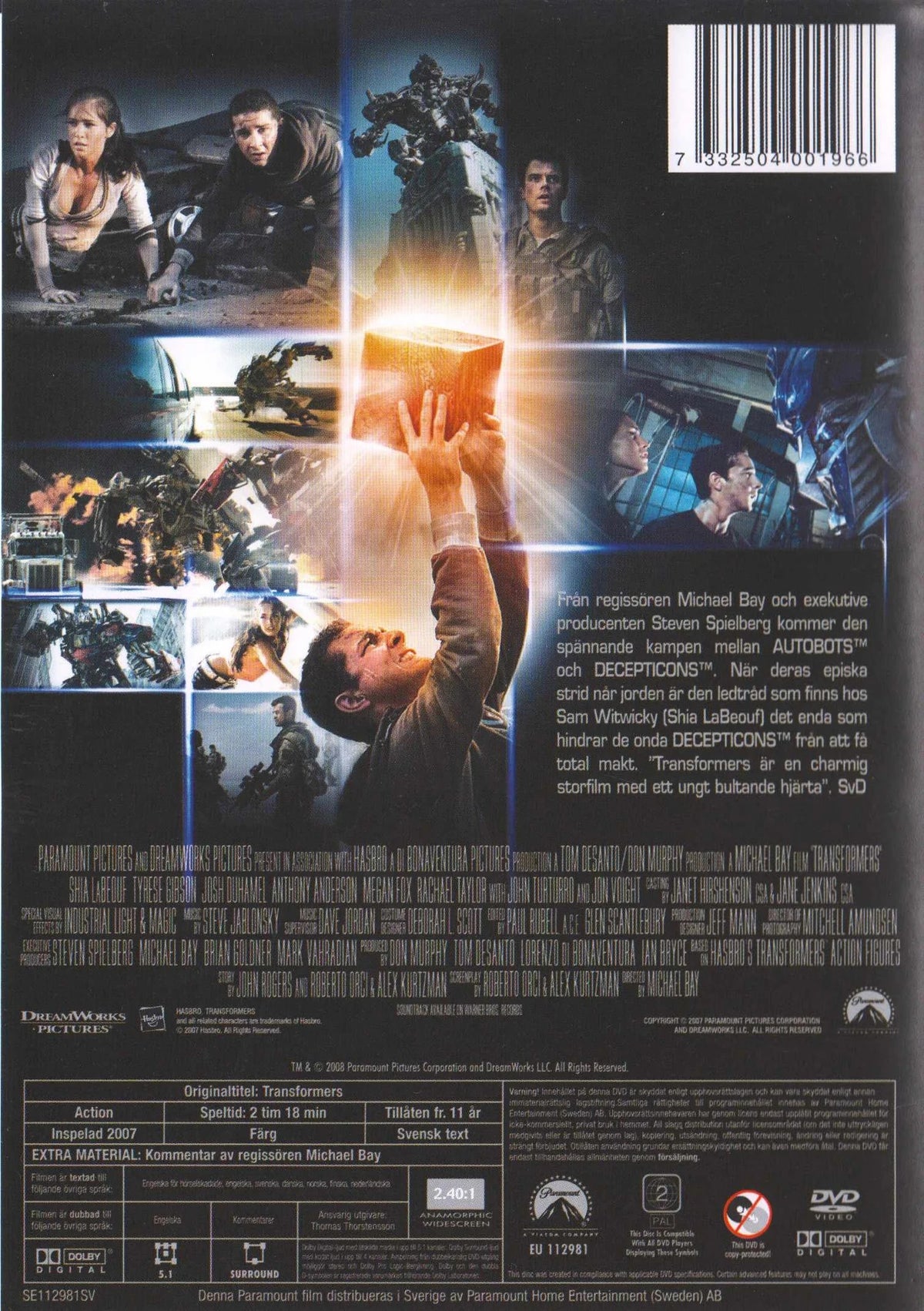 Transformers (2007) DVD