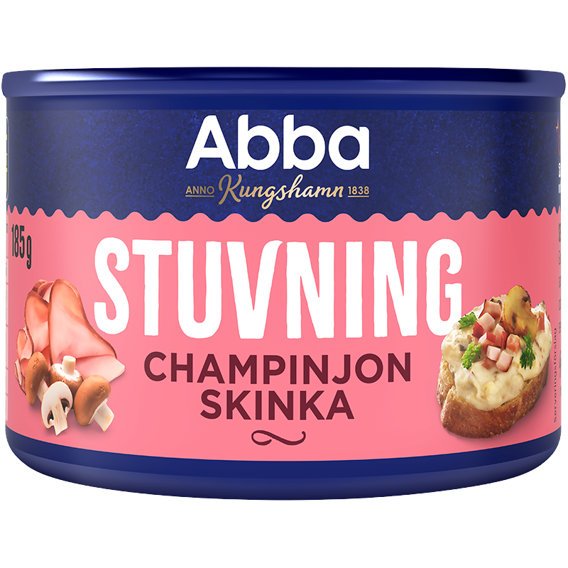 Abba Champinjon-Skinkstuvning Mushroom & Ham Stew 185 gram