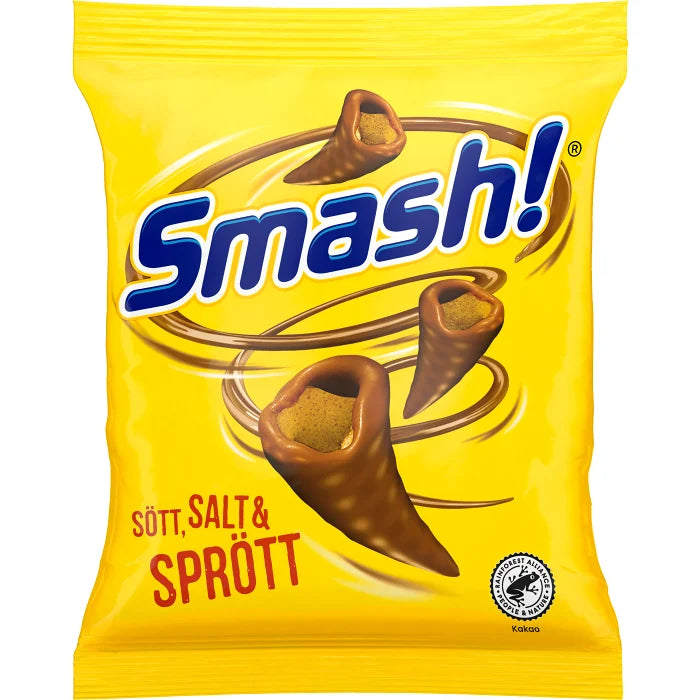 OLW Smash! Chocolate Covered Corn Cones 100 gram