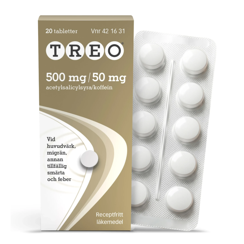 Treo Tablets 500mg/50mg 20 Blister Tabs