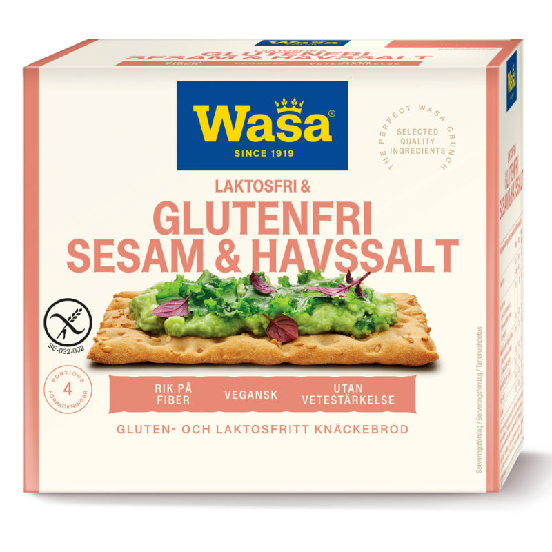 Wasa Gluten-free Sesame & Sea Salt Crispbread 240 gram
