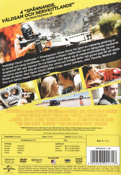 Savages (2012) DVD