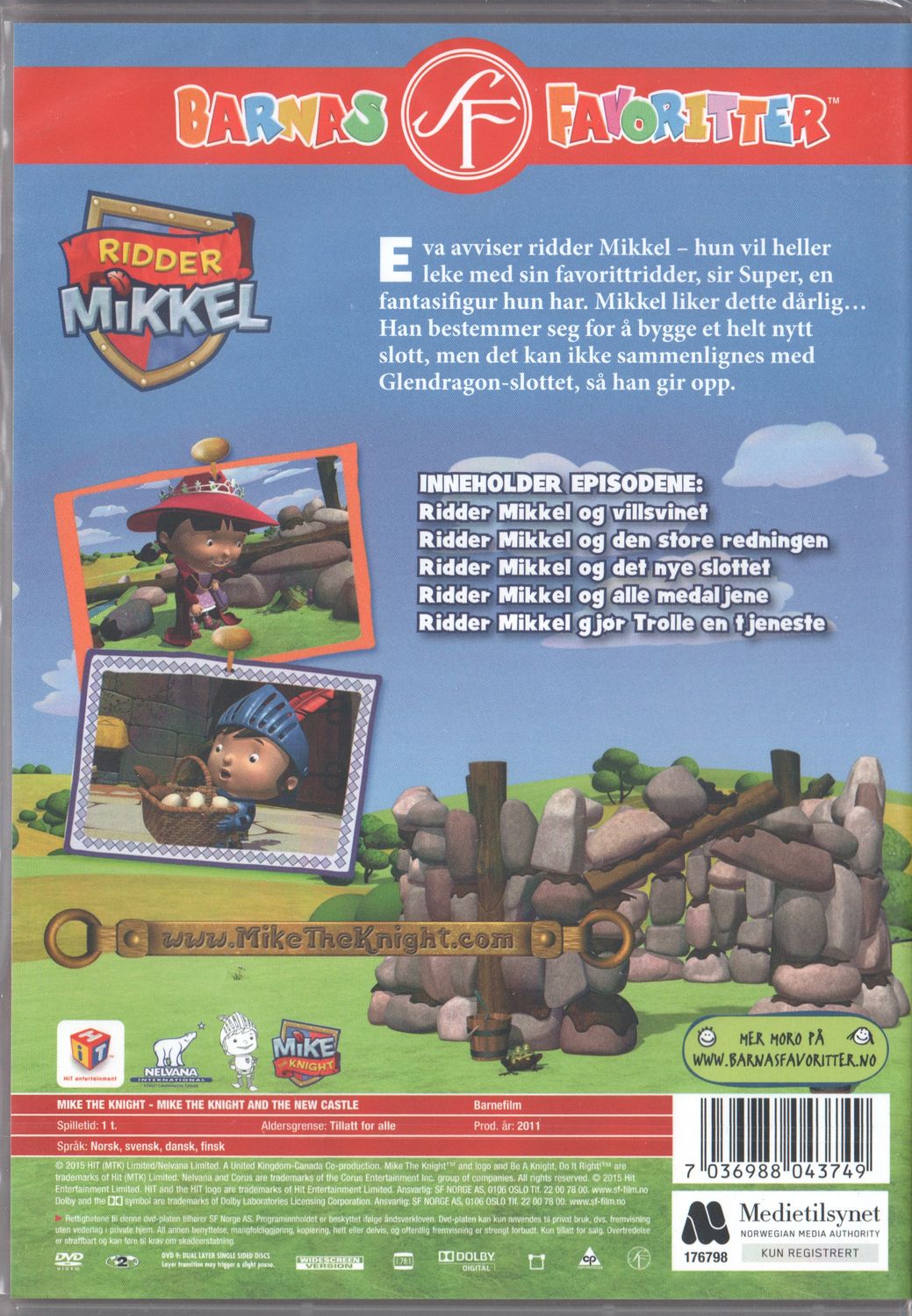 Mike the Knight and the New Castle (2011) DVD