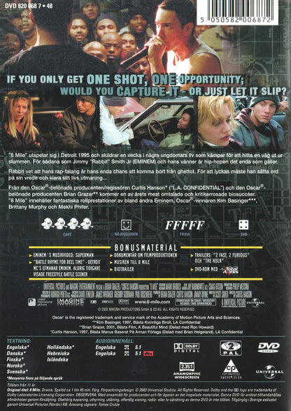 8 Mile (2003) DVD