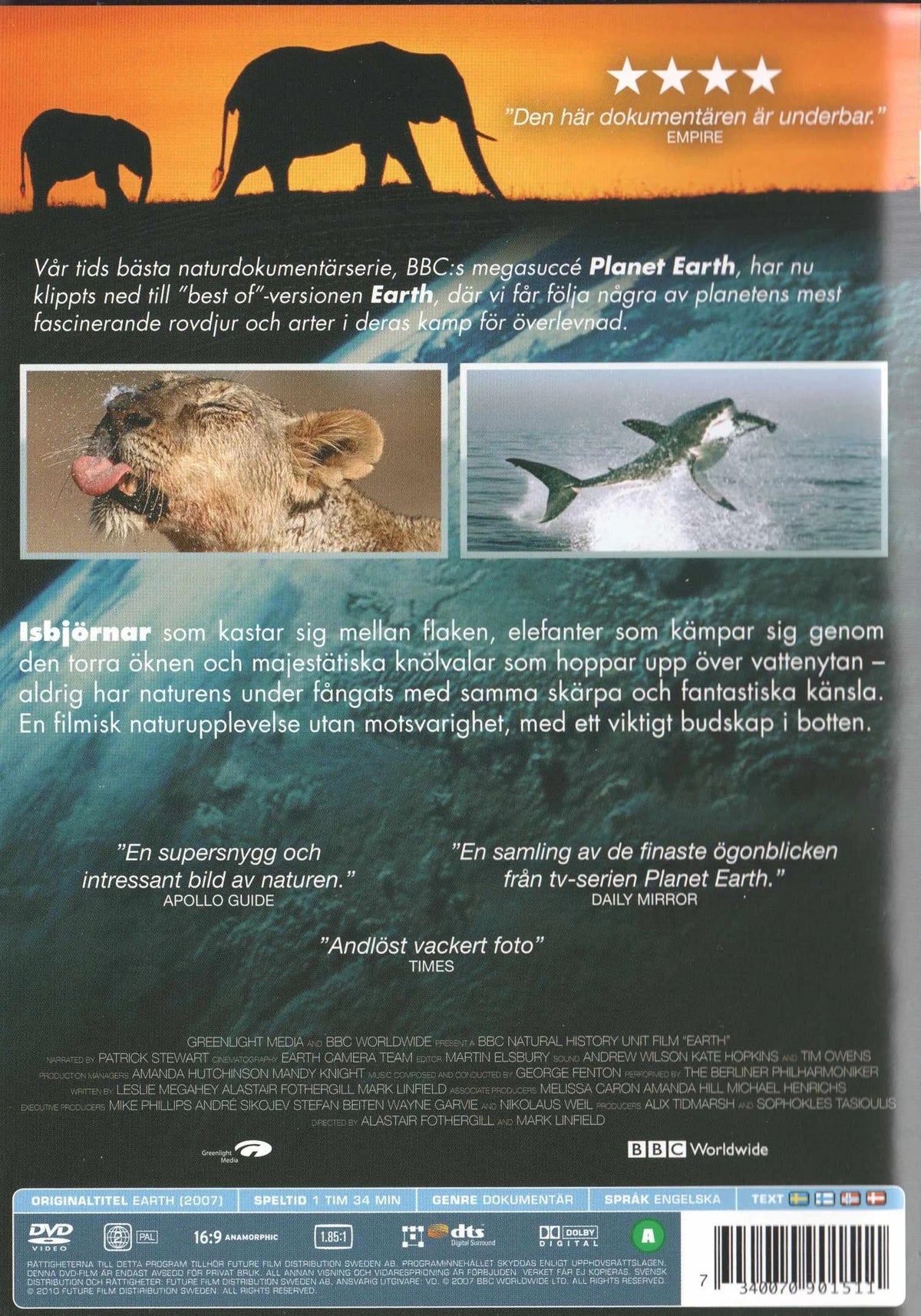 Earth (2007) DVD