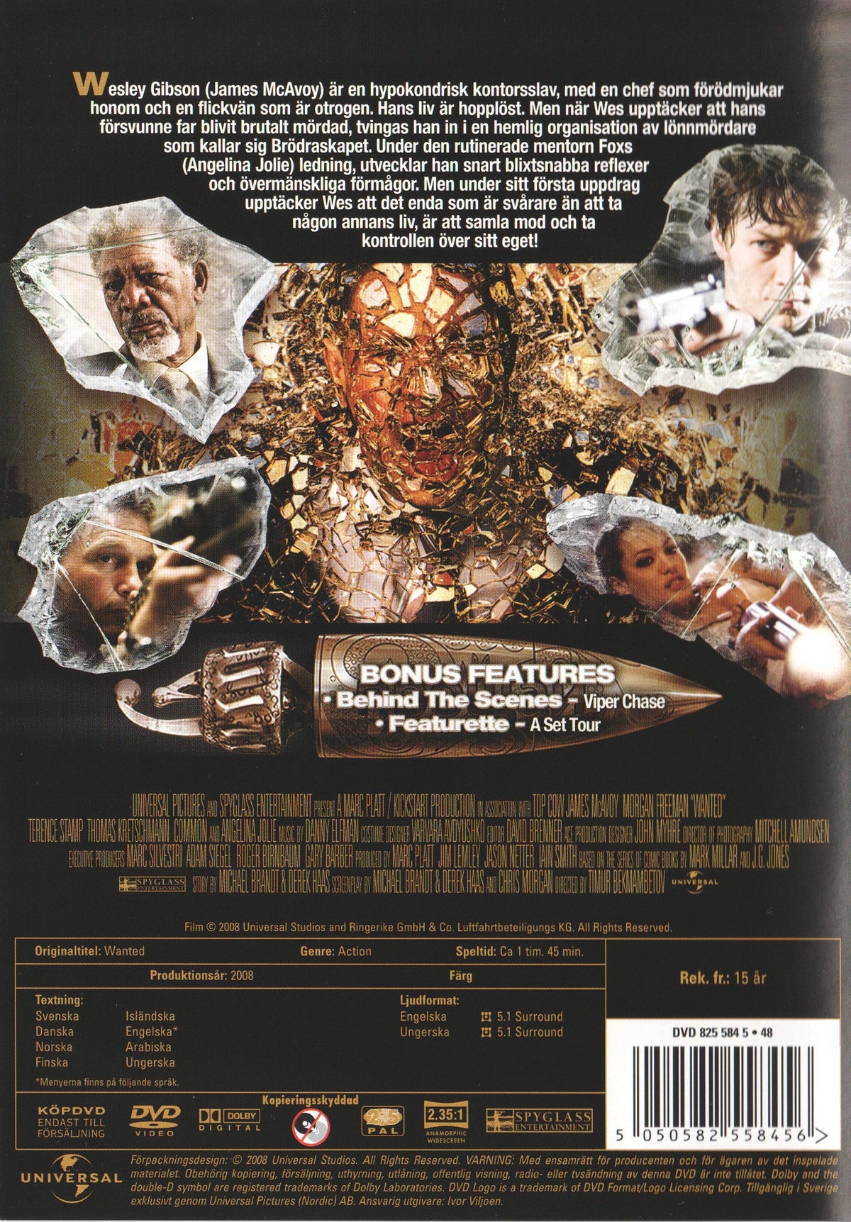 Wanted (2008) DVD
