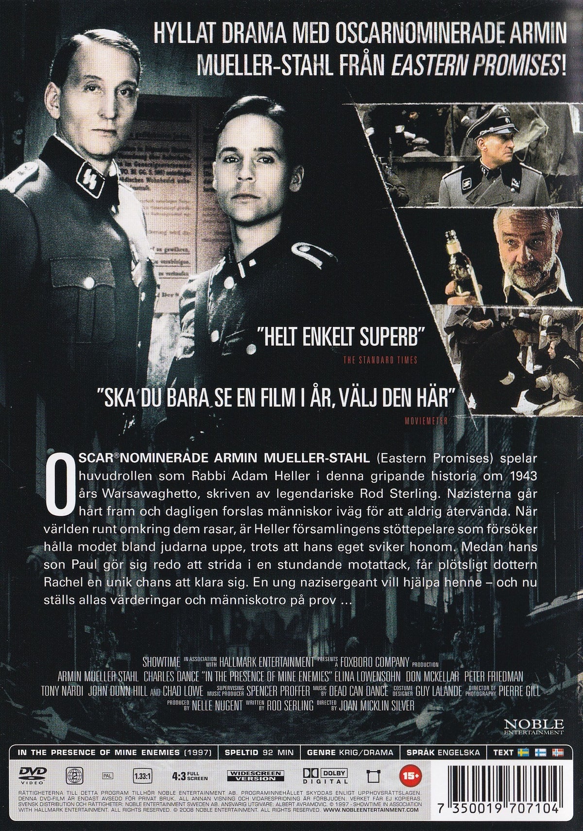 In the Presence of Mine Enemies (1997) DVD