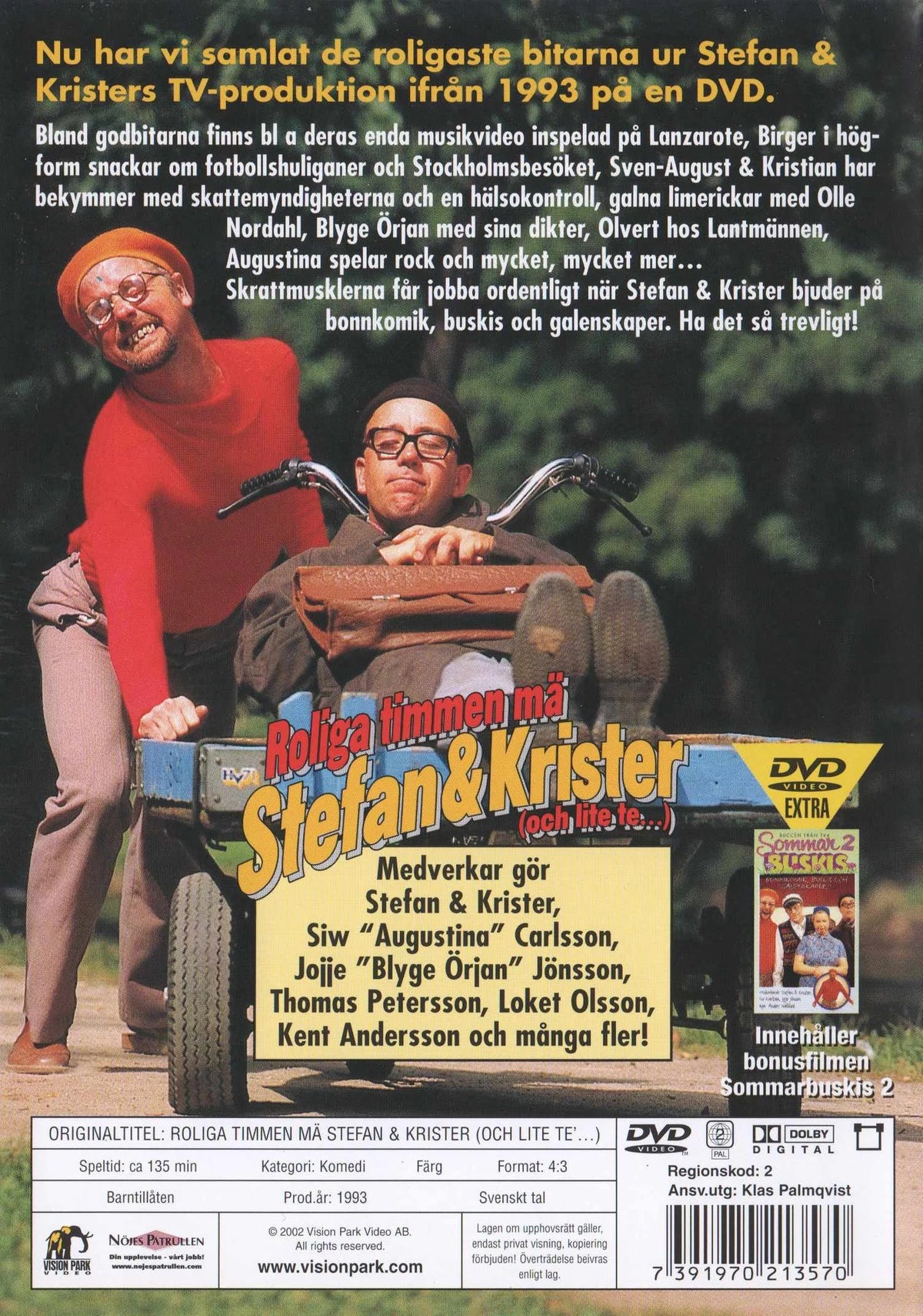 Roliga Timmen Mä Stefan & Krister (1993) DVD