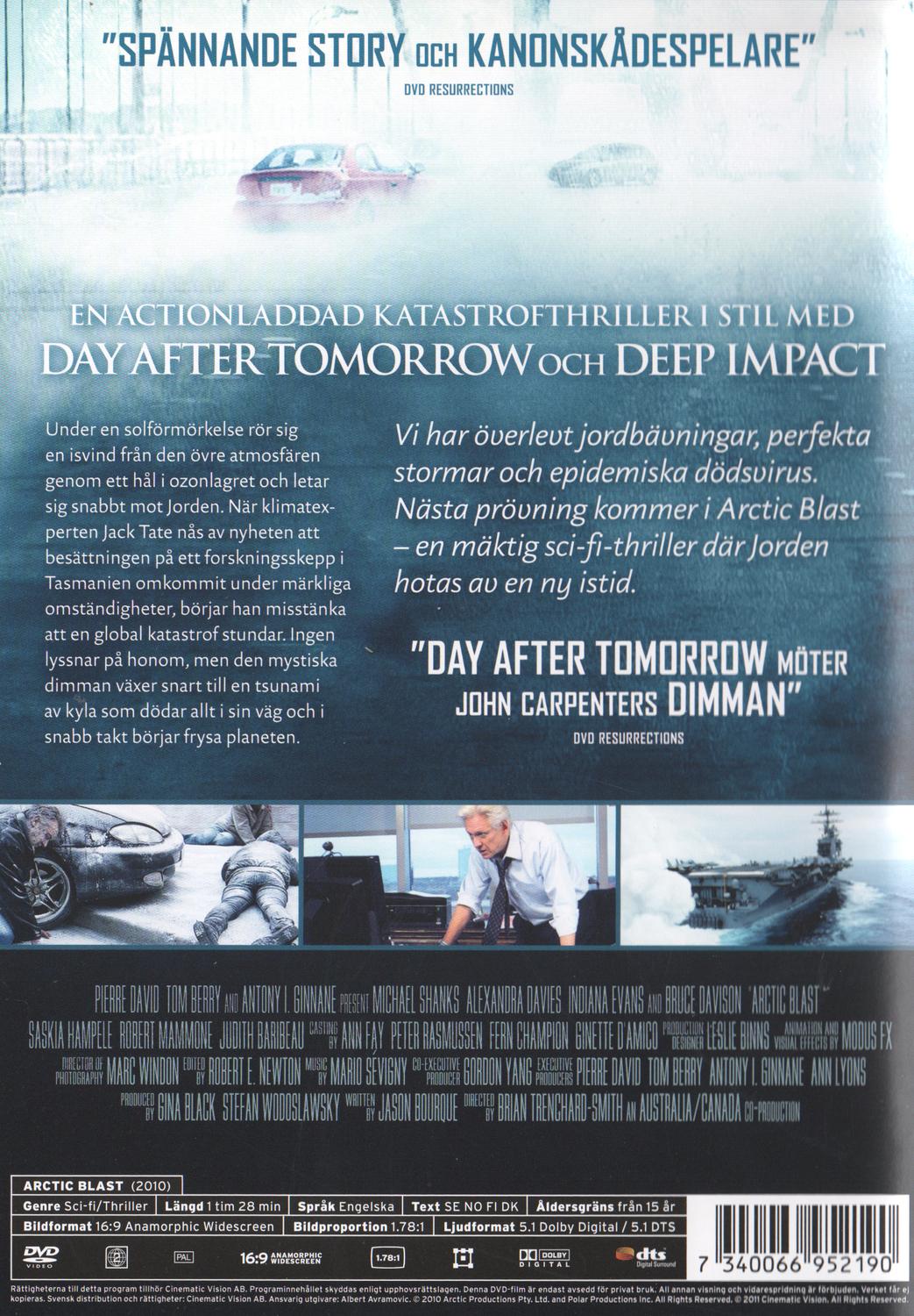 Arctic Blast (2010) DVD