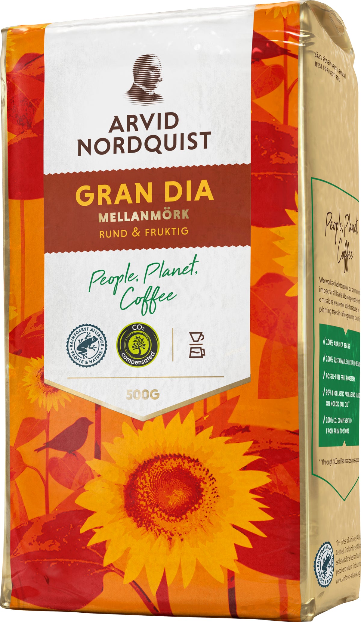 Arvid Nordquist Gran Dia Medium Dark Roast Ground Coffee 500 g