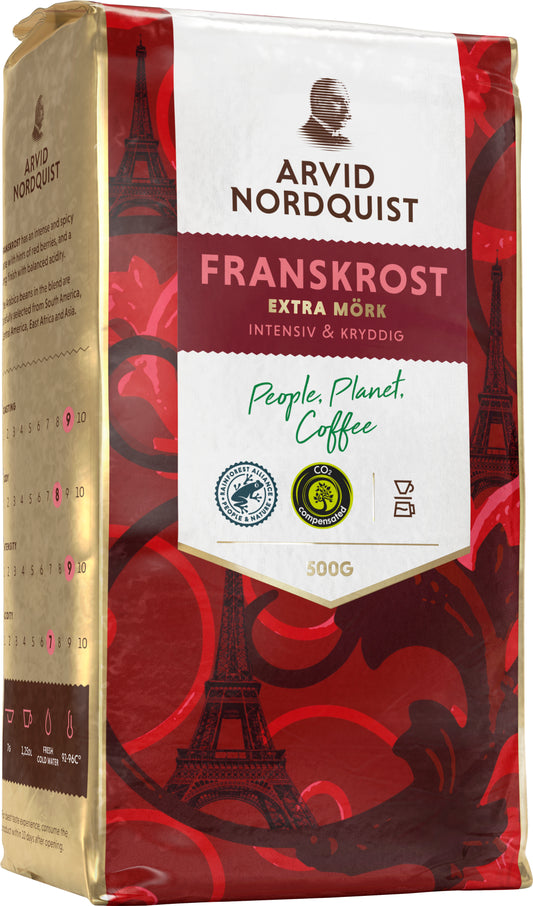 Arvid Nordquist Franskrost Extra Dark Roast Ground Coffee 500 g